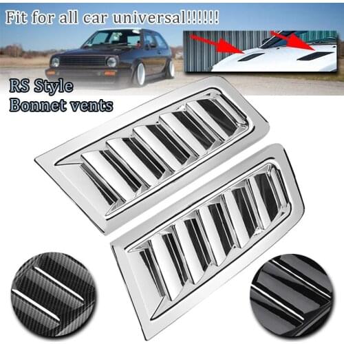2pcs Car Front Bonnet Vents Hood For Ford For Focus MK2 For BENZ For Audi For BMW For Honda For Infiniti For Civic Universal