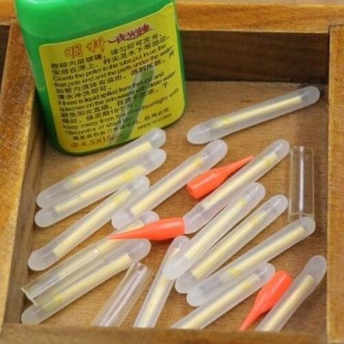 4.5x36mm Fishing Fluorescent Light Stick Light Night Float Rod Lights Dark Glow Stick Fishing Gadgets Accessories Fishing Light