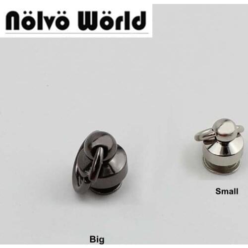 50pcs Handmade DIY Bag Parts & Accessories Luggage bag buckle Tongs Snap hook Ring with screws 12set/lot silver,Gun black,bronze