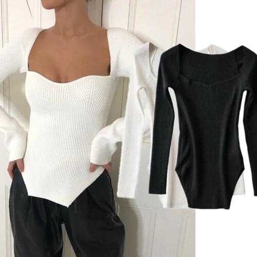 Daveanddi Women's Knitted T-shirts