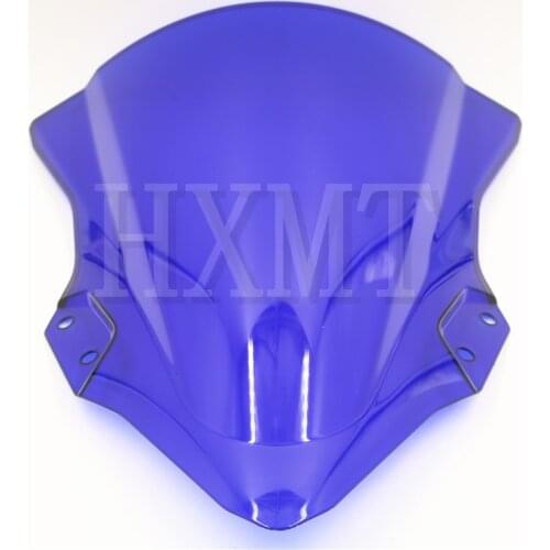 For Kawasaki Ninja 250 400 2018 2019 blue motorcycl Windshield WindScreen Wind screen bike Ninja250 Ninja400