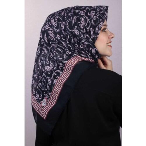 ERBİL PATTERNED LINEN FLAMLI SCARF-DESEN-06-RENK-06