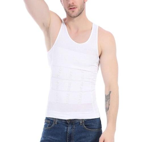 Shaping Vest Mens Slimming Body Shapewear Corset Shirt Trainer Burning Vest Waist Shirt Muscle Belly Girdle Tummy Top Fat X9D3