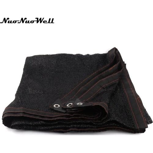 HDPE Shading Net Garden Sunscreen Greenhouse Cover Car Outdoor Sunblock Succulent plants Black Sunscreen Nets 6 Needle