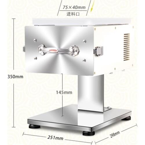 Commercial Meat Slicer Cube Mincing Machine Flaky Cutting Electric Cutter Home