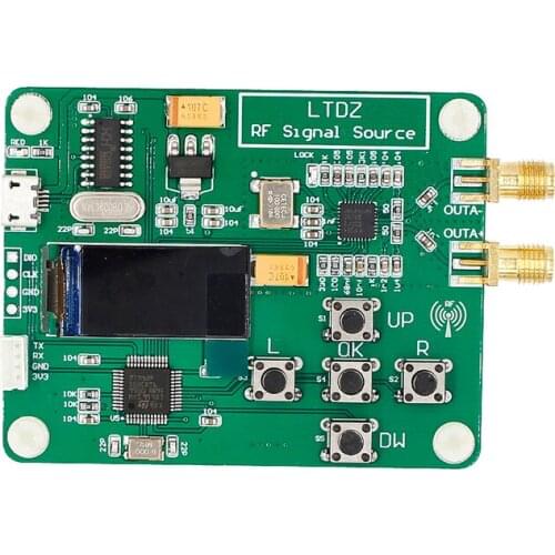 23.5-6000 MHz Signal Source Module LTDZ MAX2870 STM32 Signal Source Board USB 5V Powered Frequency and Modes Accessory