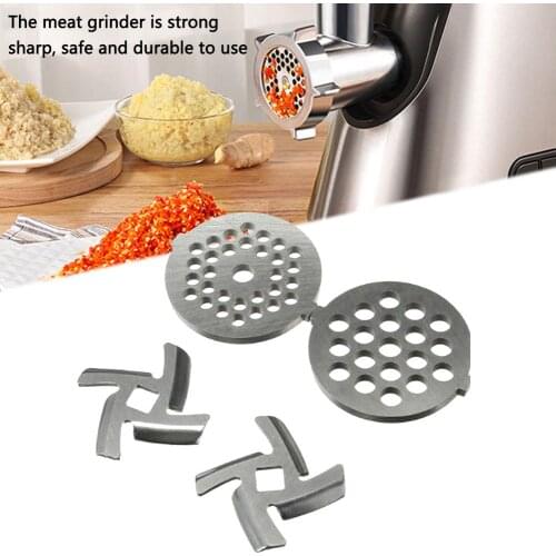 4-piece Set Meat Grinder Household Steel Alloy Meat Chopper Grinding Spare Part Accessories for Quick Meat Mince