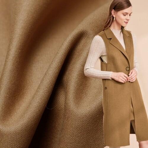 The Cloth Thicken Double-Deck Wollen Wool Fabrics 100%Wool Material Autumn Women Suits Sewing Cloth Tailor Freeshipping