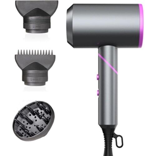 Professional Hair Dryer Negative Ion Blow Dryer Strong Wind Salon Smooth Hair Dryer Hot and Cold Wind Air Brush Hair Dryer