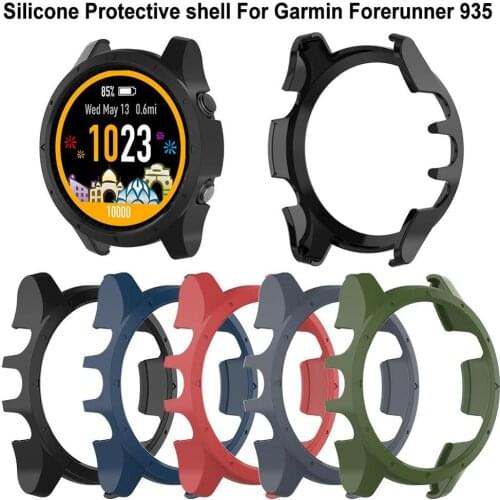 Silicone Protective Case For Garmin Forerunner 935/945 Smart Watch Protector Cover Shell Anti-dust Smart Watch Accessories