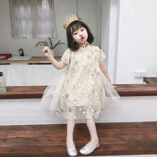 Tonytaobaby Summer New Baby Girl Dress Childrens Mesh Princess Princess Dress