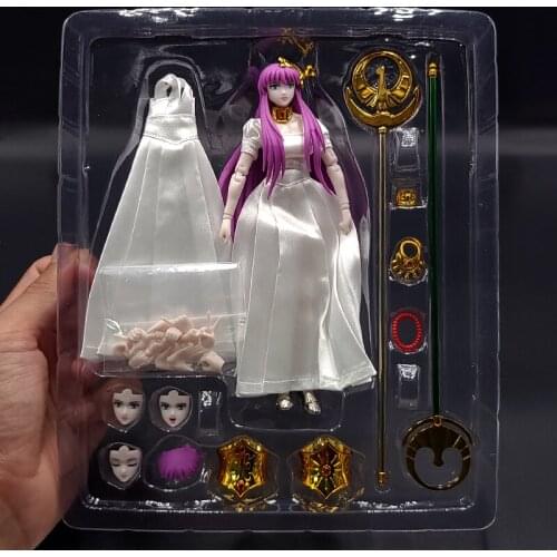 In stock Action Figure GT Saint Cloth Fighter EX Mythical Model Casual Clothes Athena Saori Goddess Saori Jodo