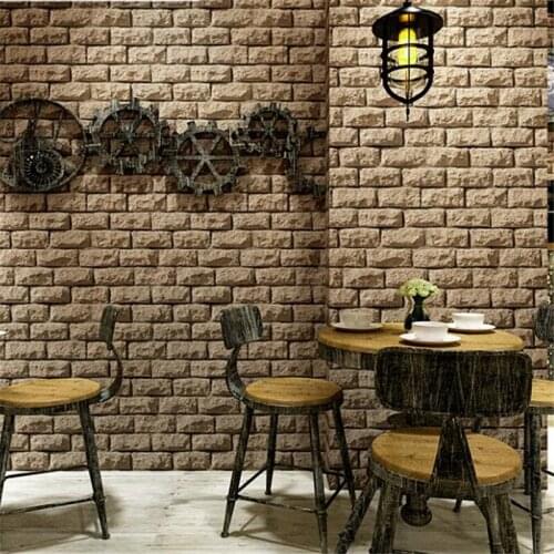 Wellyu обои papel de parede Brick pattern wallpaper retro simulation marble antique brick stone restaurant background wallpaper