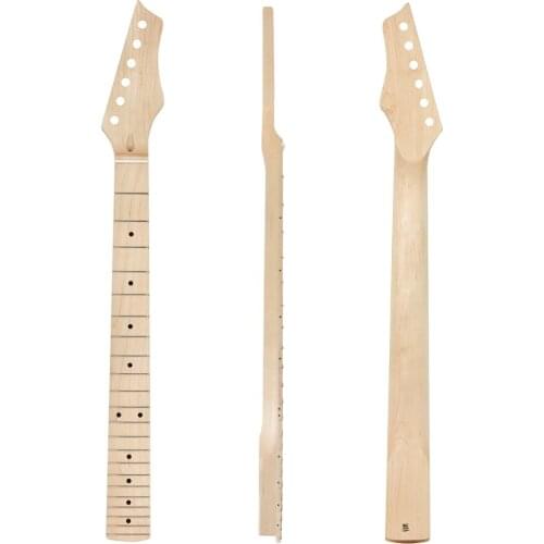 Kmise Electric Guitar Neck Canada Maple Black Marker Dots 22 Frets Guitar Parts&Accessories