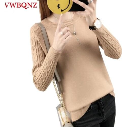 Fall Winter Sweaters Women Fashion Casual O-neck Slim Sexy Long Sleeve Pullovers Knitted Sweater Female Solid Warm Tops