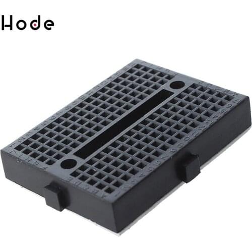 10pcs Mini Solderless Prototype Breadboard 170 Tie-points Black Colo ASS