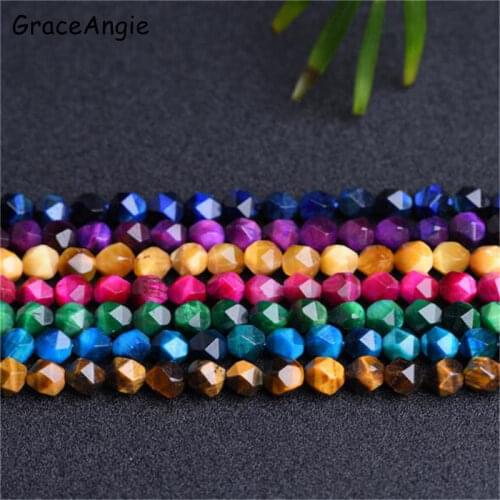 46PCS/String Natural Beads Loose Spacer Beads for Bracelet standard Wholesale Jewelry Accessory Colorful Earrings Bead Bangles