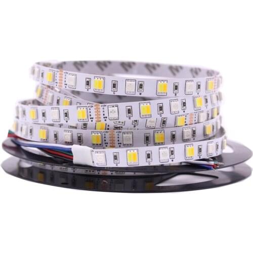 5M LED Strip Light RGB CCT RGBW 5050 SMD Led Tape Non waterproof Led Stripe Bar Light String Holiday Decoration Lights 12V 24V