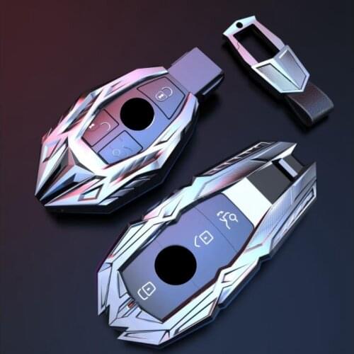Car Zinc Alloy Key Protect Case Cover Shell For Mercedes Benz E C Class W204 W212 W176 GLC CLA GLA Car Accessories 2021