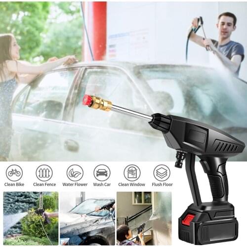 Cordless Pressure Washer Portable Multi-function Power Cleaner High Pressure Car Washer Car Wash Water Gun Garden Tool Hot Sale