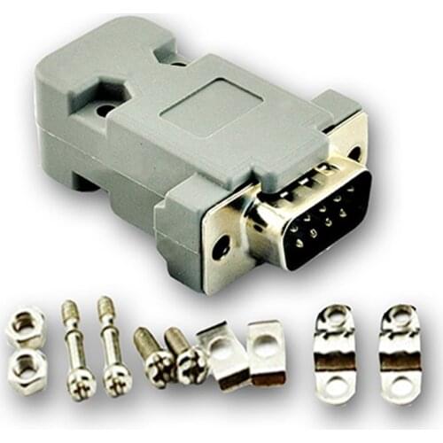 DB-9 DB9 RS232 Male Connector with socket D-Sub 9 pin PCB Connector