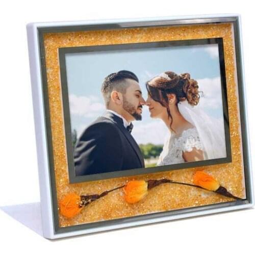 HLO 2021 Valentine Photo Frame with Roses 10x15 Photo Printed Decorative Gift Idea For Lovers Trendy Modern Good Price Stylish