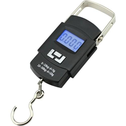 50KG 10g Electronic Portable Digital Scale Hanging Hook Fishing Travel Double Precision Luggage Weight Scale Balance Scales