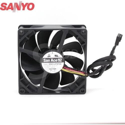 For Sanyo 9S0912P4F04 9225 PWM silent fan first high-end gamers server inverter cooling cooler