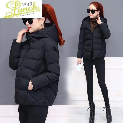 Female Winter Jacket Korean Women Puffer Jackets Womens Hooded Cotton Coat Woman Parkas Abrigos Mujer Invierno 2021 LXR1219