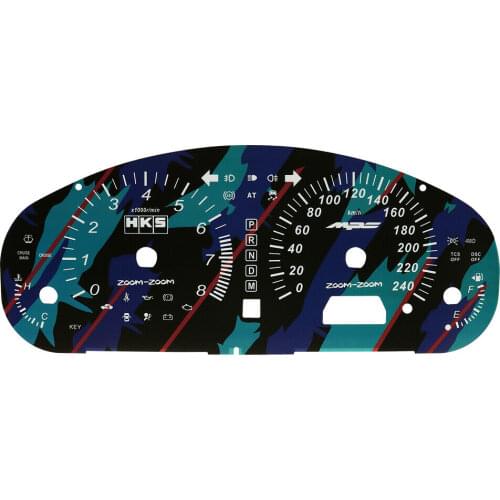 Gauge Face for Mazda 6 ZOOM-ZOOM HKS+MPS Instrument Cluster 240KM/H