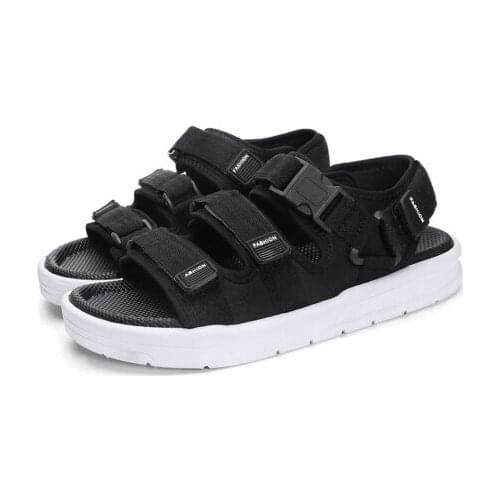 Mens Sandals 2019Summer New Casual Sandals Mens Fashion Trend Wear Sports Shoes Outdoor Non-slip Beach Shoes