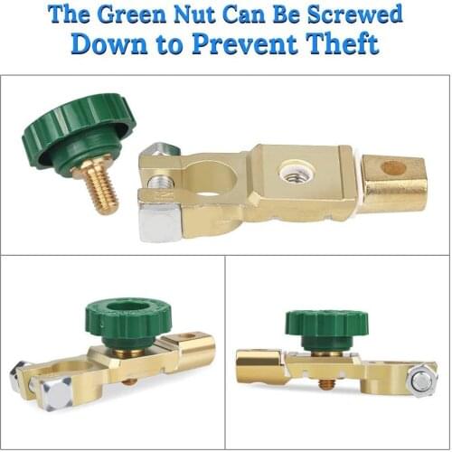 New Car Battery Isolator Switch Top Post Battery Terminal Link Switch Battery Master Disconnect Switch Power Cut off Kill Switch