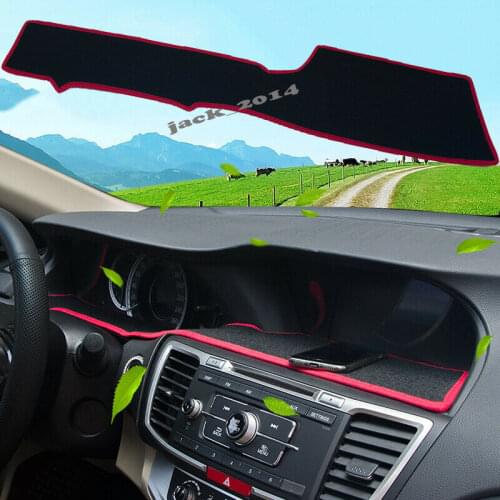 Fit For Honda Accord 2014 2015 2016 2017 Black Dashboard Dash Mat Sun Cover Pad