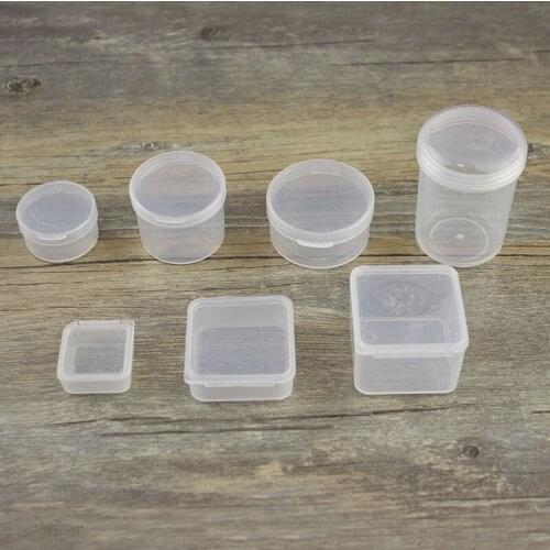 Jewelry Accessories Packaging Display Transparent PP Plastic Diy Bead Storage Small Independent Box 20PC/LOT
