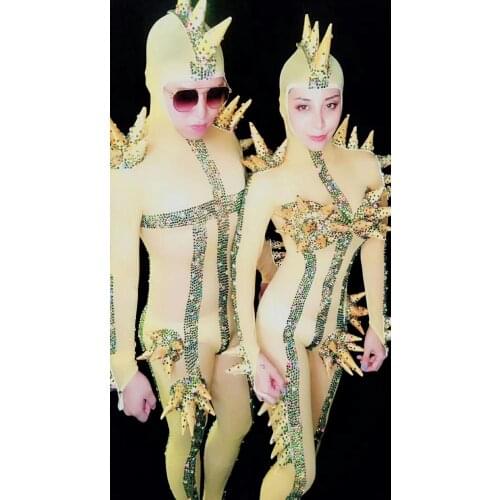 Sexy Nightclub dress Dance Costume Cosplay DJ Sexy dancewear leotard stage performance