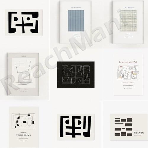 Grafica Series-Art Prints-Wall Art-Minimalist Art Posters-Abstract Art Prints Decoration