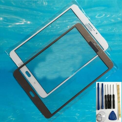 Shyueda 100% New + 3M Tool For Samsung Galaxy Tab S2 8.0 sm-t715 T719 Outer Front Screen Glass Lens Replacement
