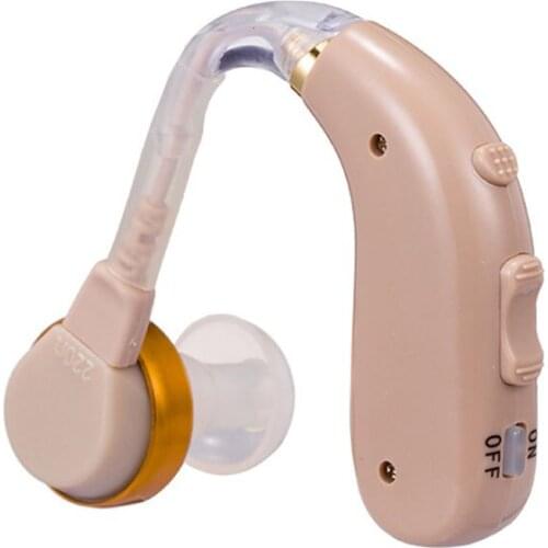 Hearing Aids Mini Size Ear Back Type Invisible Hearing Device Ear Sound Amplifier 2 Listening Modes Adjustable
