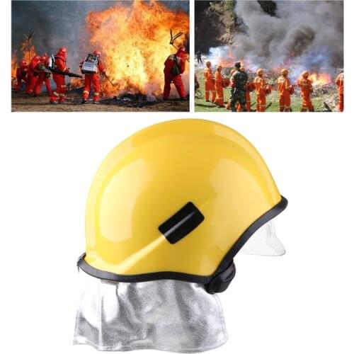 Rescue Helmet Firefighter Helmt Protective Safety Cap Fire Hat for Earthquake, f Y3NC