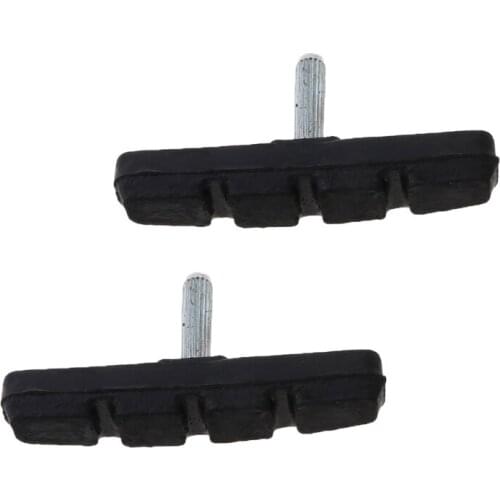 2pcs Brake Pads Silent Rubber V Brake System Bike Parts Bicycle Cycling Safety Blocks MTB Mountain Bike Accessories