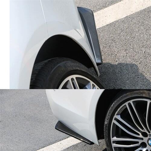 2Pcs Universal Car Rear Bumper Lip Diffuser Splitter Scratch Protector for Mitsubishi ASX/Outlander/Lancer Evolution/Pajero