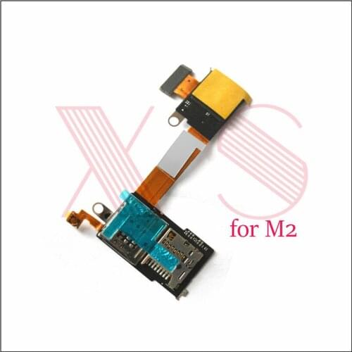 20x new SIM Card Reader Tray + Memory Card Slot Flex Cable Ribbon For Sony M2 D2303 D2305 D2306 S50H