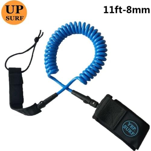 Surf Surfboard Leash 11ft 8mm Coiled Leash New Design Surfboard Blue Leash Surf Leash Yep.surf pranchas de