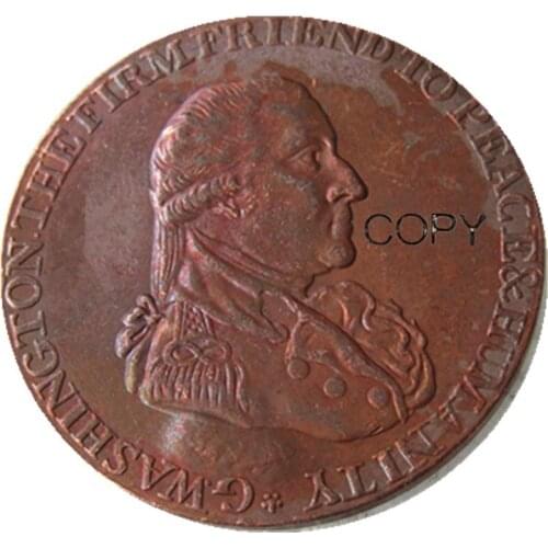 1795 Washington Grate Half Penny Copper Copy Coin