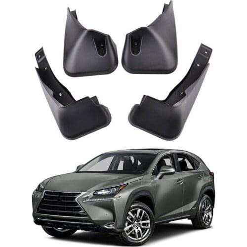 4Pcs / set Plastic Tire Splash Guards Mud Flaps Fit For Lexus NX 200t NX 300h 2015-2017 fender
