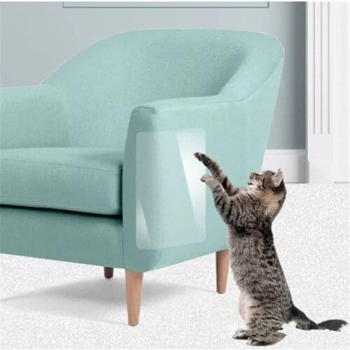 6PCS Cat Scratching Tape Anti Scratch Durable Sticker Furniture Scratch Guards Sofa Protection Pads Mouse Rat Anti-Bite Stickers