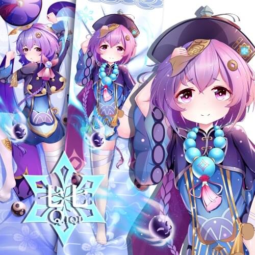 Anime Genshin Impact Qi Qi Sexy Dakimakura Hugging Body Pillow Case Otaku Bedding Throw Pillow Cushion Pillow Cover Xmas Gifts