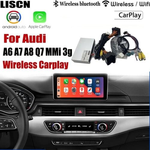 Wireless Carplay box For Audi A6 A7 A8 Q7 MMi 3g Rear camera Carplay Interface Original scree Android carlife Improve