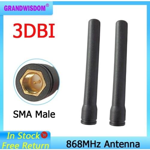 GSM 868MHz 915MHz antenna 3bdi SMA Male Connector GSM antena 868 MHz 915 MHz antenne antennas for Lorawan
