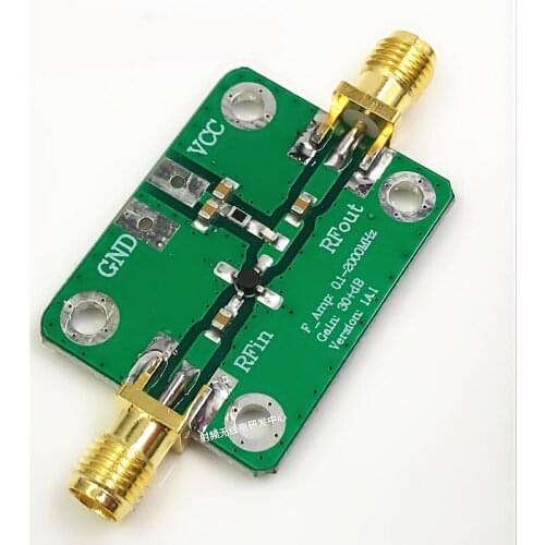 LNA 0.1 2000MHz 30dB Gain AMP Wifi Low noise amplifierUltra Wide Band Radio Frequency Signal